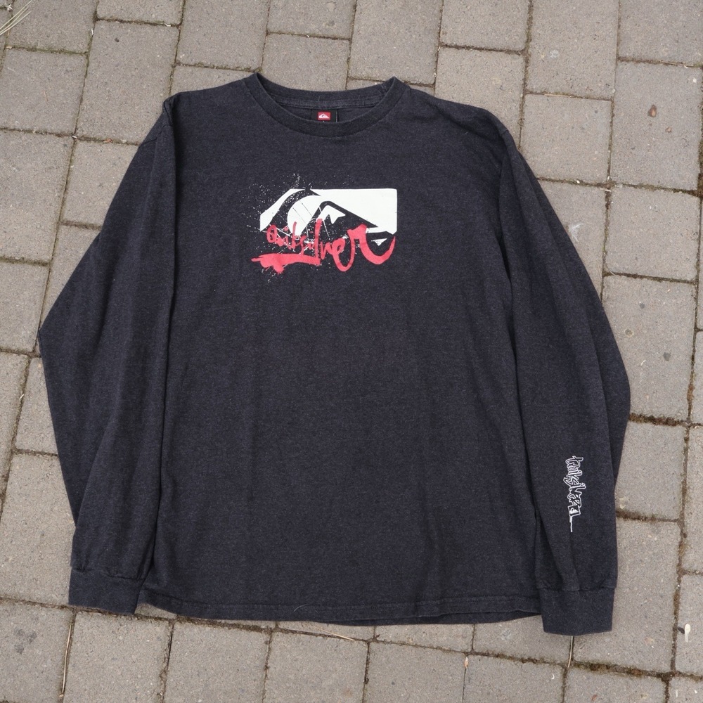 Vintage Quicksilver T-Shirt Mens Size Large Graphic Surfer Skater Grunge Mexico